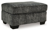 Lonoke Gunmetal Sofa, Loveseat, Oversized Chair and Ottoman -  Ashley - Luna Furniture