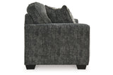 Lonoke Gunmetal Sofa, Loveseat, Oversized Chair and Ottoman -  Ashley - Luna Furniture