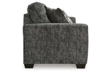 Lonoke Gunmetal Sofa, Loveseat, Oversized Chair and Ottoman -  Ashley - Luna Furniture