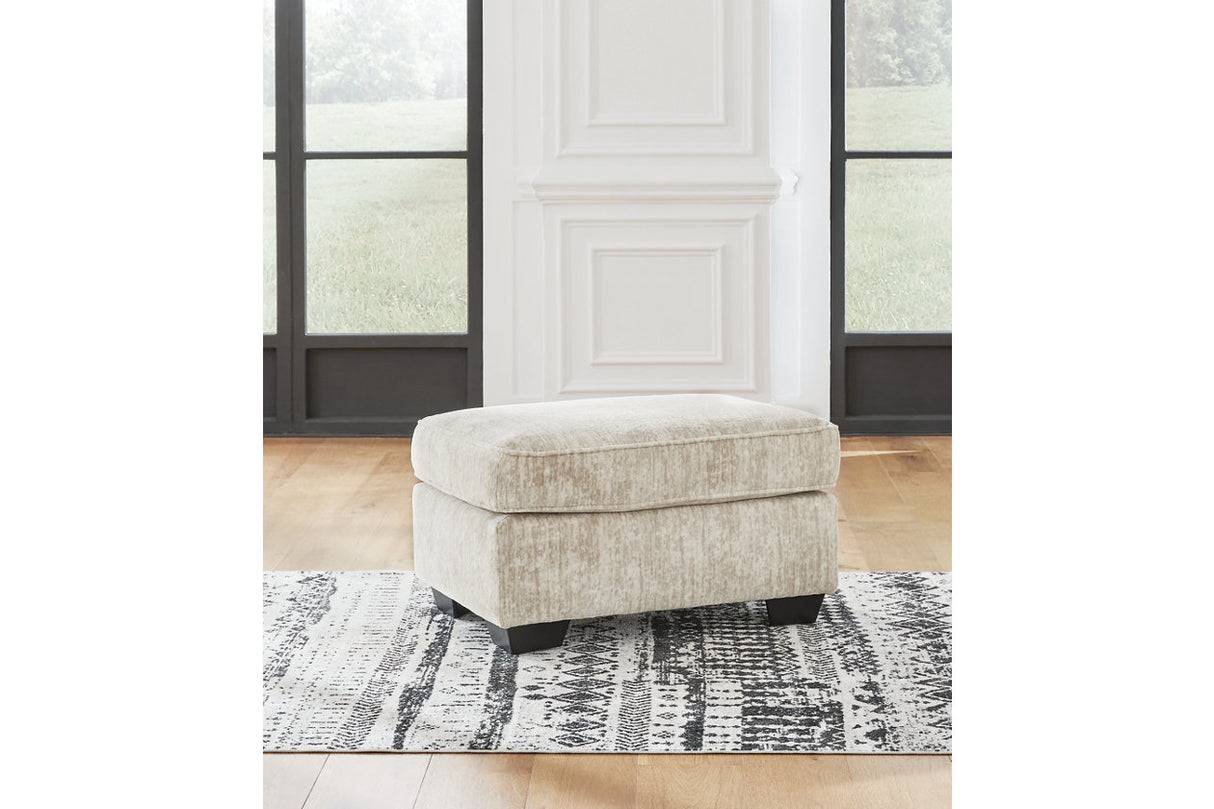 Lonoke Parchment Oversized Chair and Ottoman -  Ashley - Luna Furniture