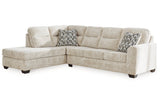 Lonoke Parchment 2-Piece Sectional with Chaise -  Ashley - Luna Furniture