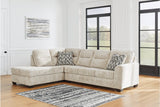 Lonoke Parchment 2-Piece Sectional with Chaise -  Ashley - Luna Furniture