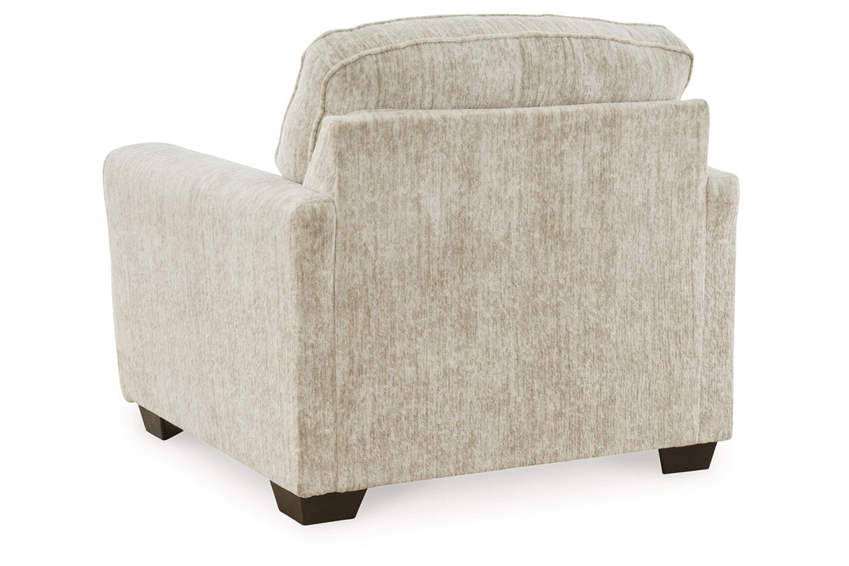 Lonoke Parchment Oversized Chair and Ottoman -  Ashley - Luna Furniture