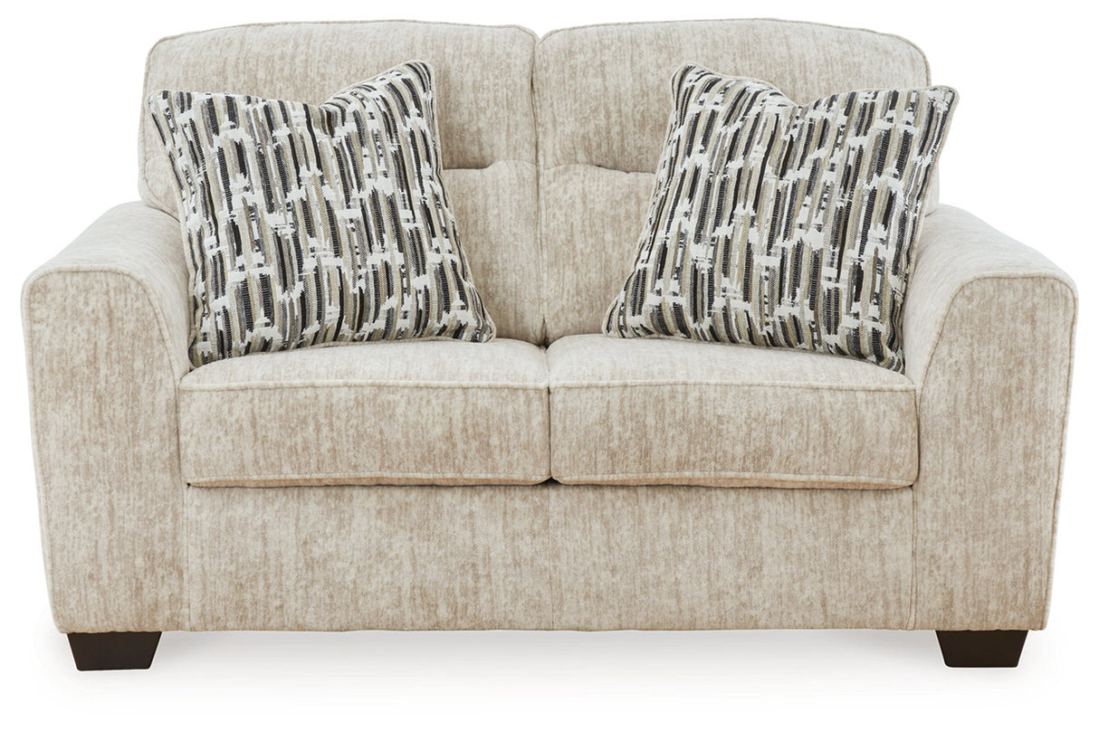 Lonoke Parchment Sofa, Loveseat, Oversized Chair and Ottoman -  Ashley - Luna Furniture