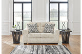 Lonoke Parchment Sofa, Loveseat, Oversized Chair and Ottoman -  Ashley - Luna Furniture