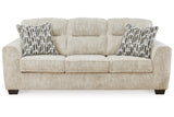 Lonoke Parchment Sofa, Loveseat, Oversized Chair and Ottoman -  Ashley - Luna Furniture