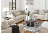 Lonoke Parchment Sofa, Loveseat, Oversized Chair and Ottoman -  Ashley - Luna Furniture