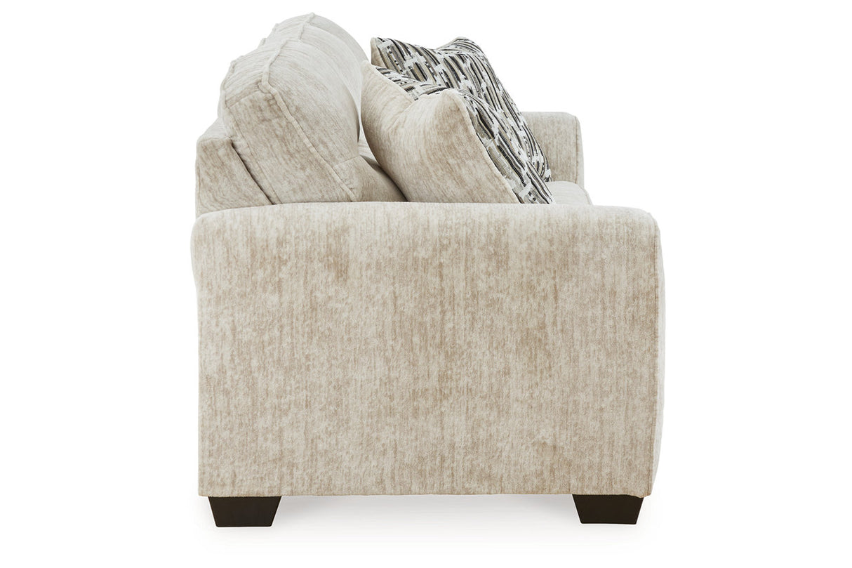 Lonoke Parchment Sofa, Loveseat, Oversized Chair and Ottoman -  Ashley - Luna Furniture