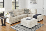 Lonoke Parchment 2-Piece Sectional with Chaise and Ottoman -  Ashley - Luna Furniture