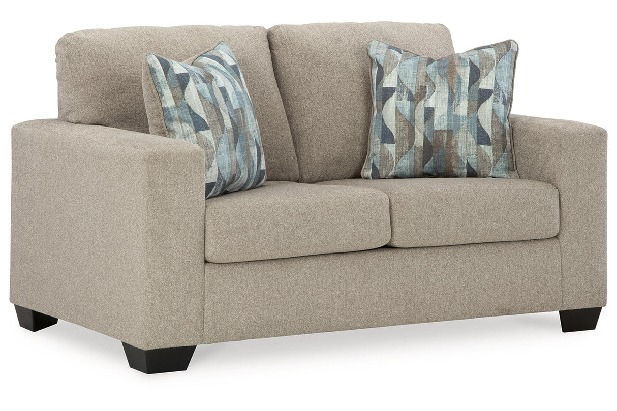 Deltona Parchment Sofa, Loveseat and Recliner -  Ashley - Luna Furniture