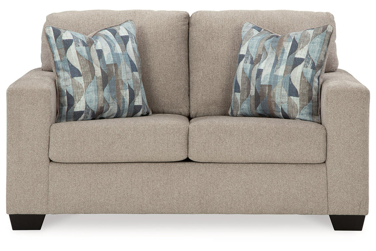 Deltona Parchment Sofa, Loveseat and Recliner -  Ashley - Luna Furniture