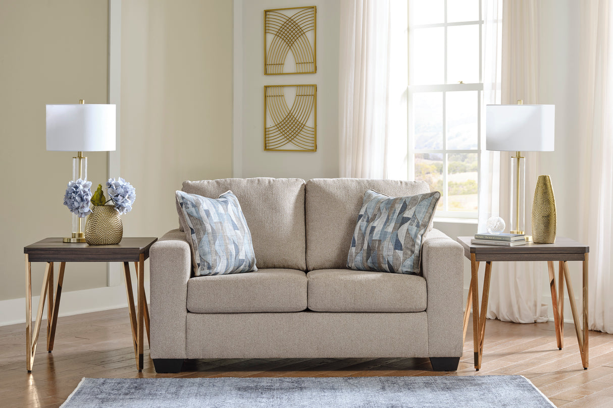 Deltona Parchment Living Room Set -  Ashley - Luna Furniture