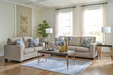 Deltona Parchment Living Room Set -  Ashley - Luna Furniture