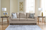 Deltona Parchment Sofa, Loveseat and Recliner -  Ashley - Luna Furniture