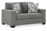 Deltona Graphite Sofa, Loveseat and Recliner -  Ashley - Luna Furniture