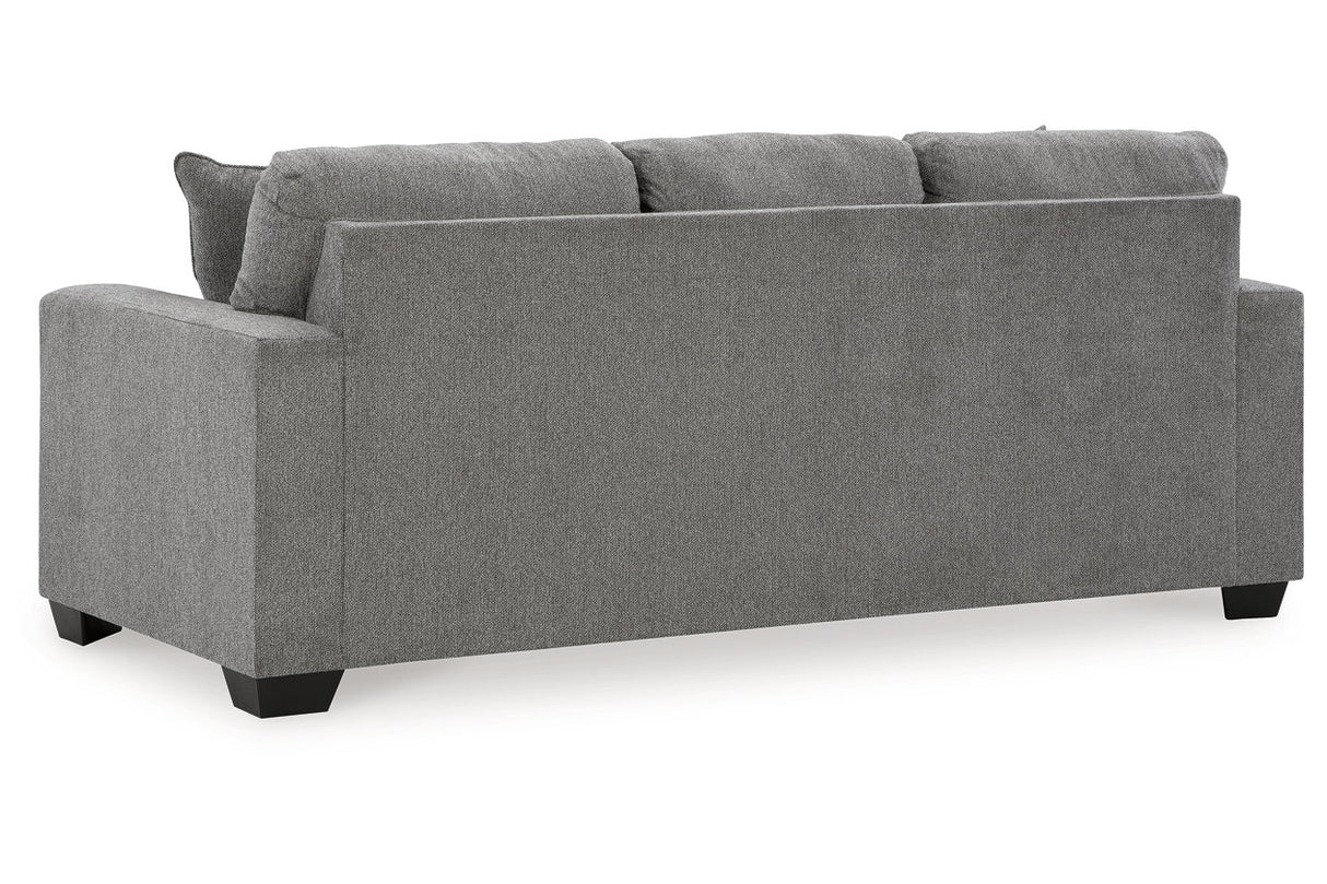 Deltona Graphite Sofa, Loveseat and Recliner -  Ashley - Luna Furniture