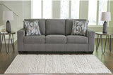 Deltona Graphite Sofa, Loveseat and Recliner -  Ashley - Luna Furniture