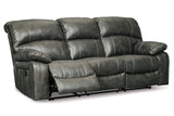 Dunwell Steel Power Reclining Sofa and Loveseat -  Ashley - Luna Furniture