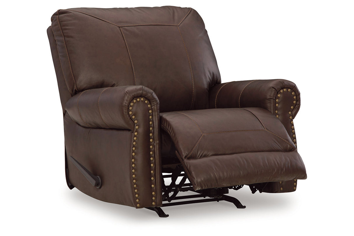 Colleton Dark Brown Sofa and Recliner -  Ashley - Luna Furniture