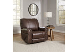 Colleton Dark Brown Sofa and Recliner -  Ashley - Luna Furniture