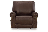 Colleton Dark Brown Sofa and Recliner -  Ashley - Luna Furniture