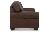 Colleton Dark Brown Sofa, Loveseat and Recliner -  Ashley - Luna Furniture