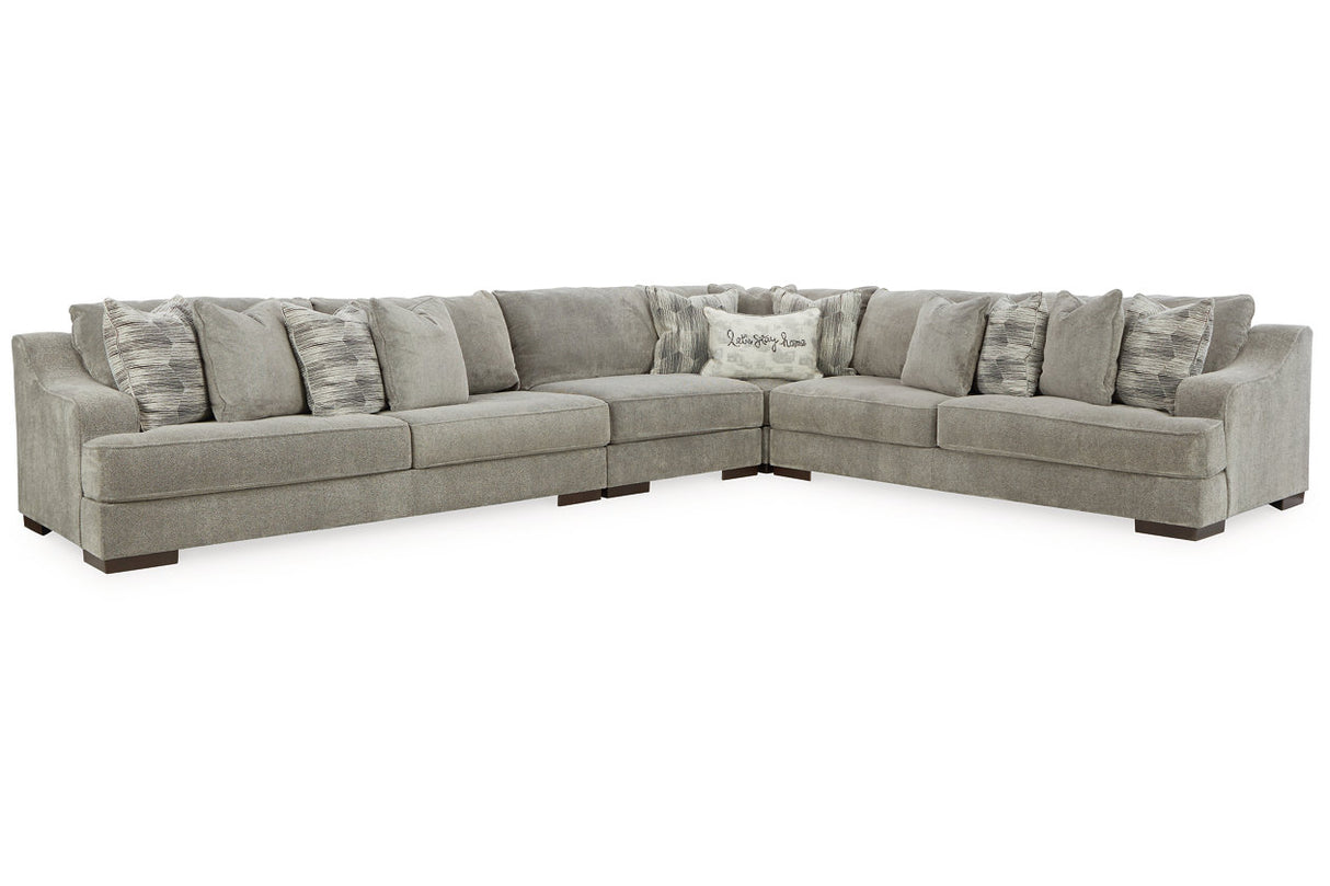 Bayless Smoke 4-Piece Sectional from Ashley - Luna Furniture