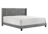 Makayla Gray King Bed -  Crown Mark - Luna Furniture