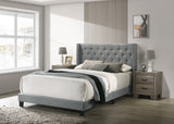 Makayla Gray King Bed -  Crown Mark - Luna Furniture