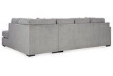 Casselbury Cement 2-Piece Sectional with Chaise -  Ashley - Luna Furniture