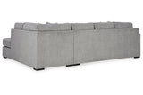 Casselbury Cement 2-Piece RAF Chaise Sectional -  Ashley - Luna Furniture