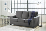 Rannis Pewter Full Sofa Sleeper and Recliner -  Ashley - Luna Furniture