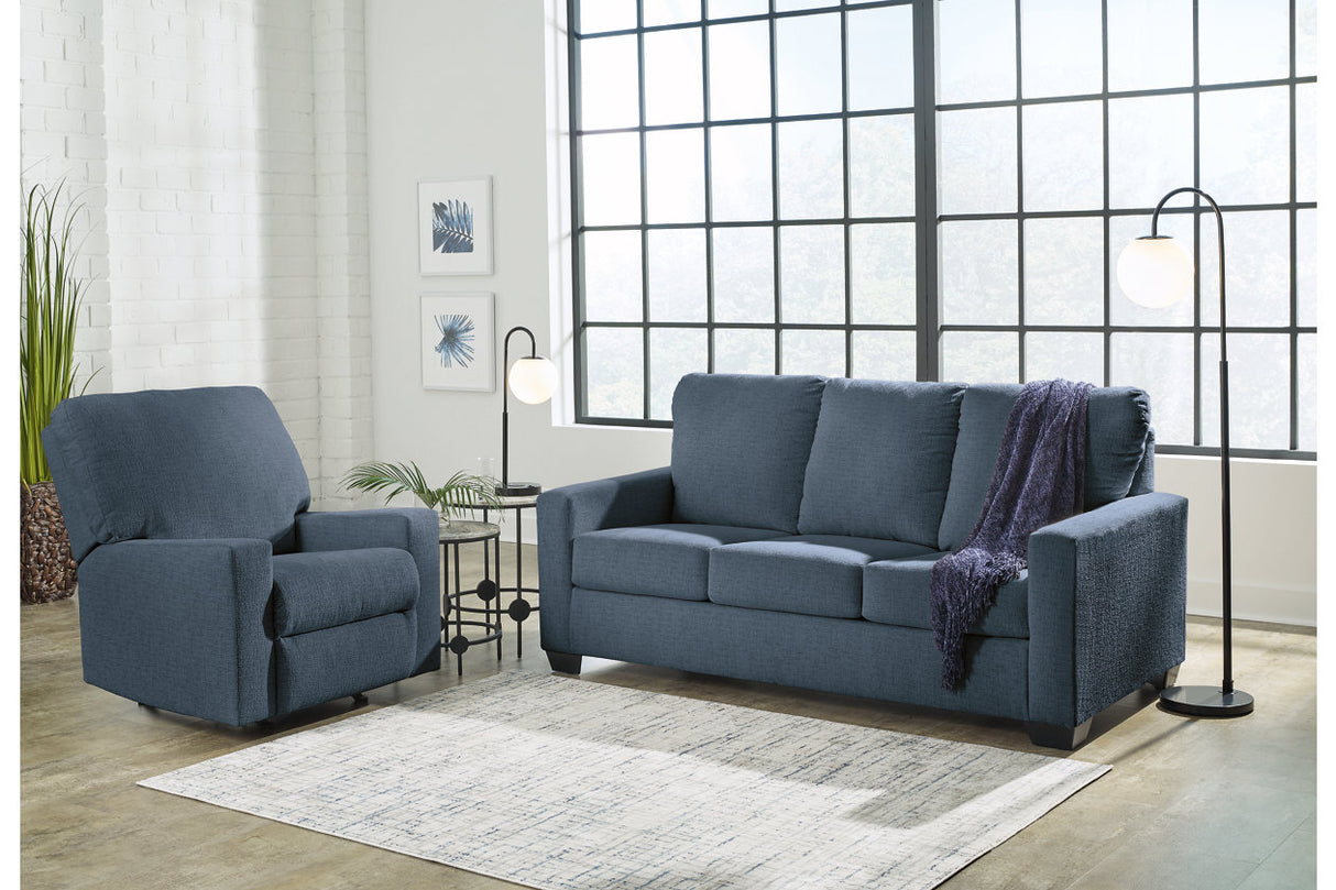 Rannis  Full Sofa Sleeper and Recliner -  Ashley - Luna Furniture