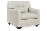 Belziani Coconut Oversized Chair and Ottoman -  Ashley - Luna Furniture