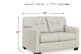 Belziani Coconut Sofa, Loveseat, Oversized Chair and Ottoman from Ashley - Luna Furniture