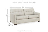 Belziani Coconut Sofa, Loveseat, Oversized Chair and Ottoman from Ashley - Luna Furniture