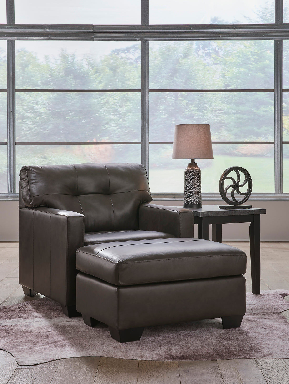 Belziani Storm Leather Living Room Set from Ashley - Luna Furniture