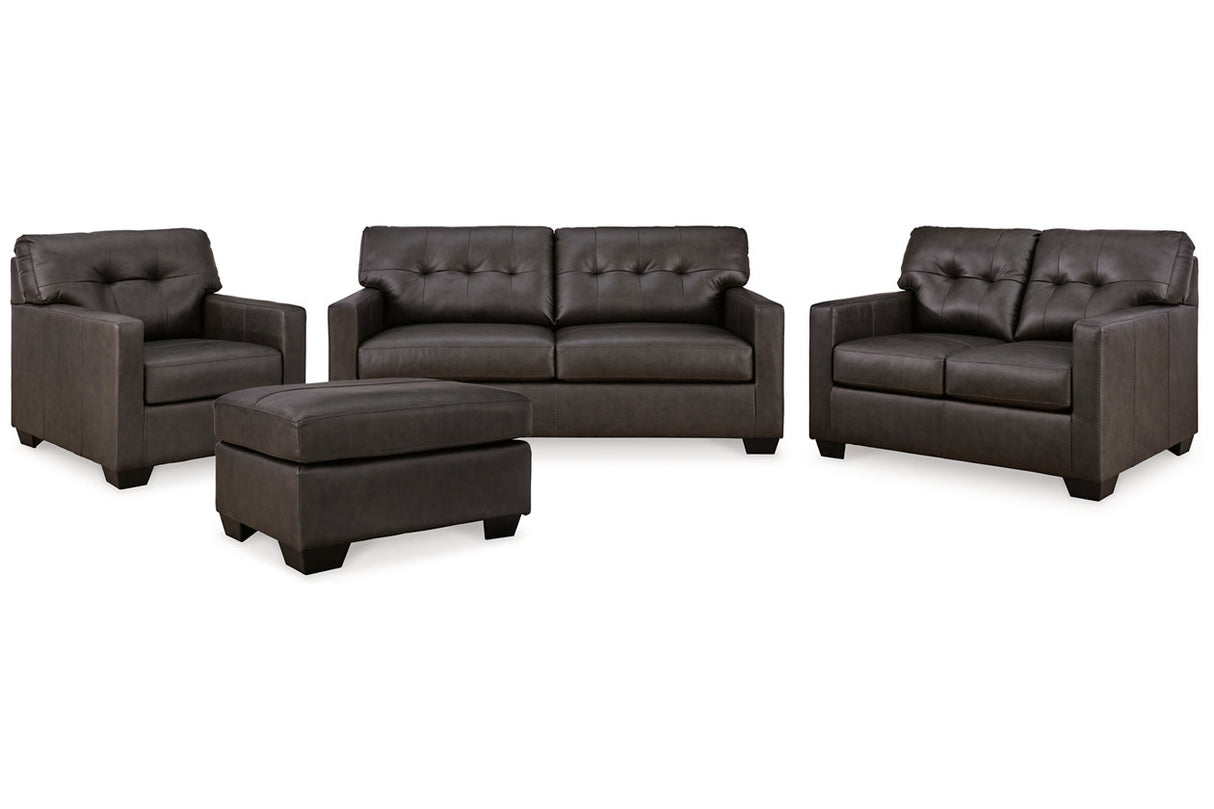 Belziani Storm Sofa, Loveseat, Oversized Chair and Ottoman from Ashley - Luna Furniture