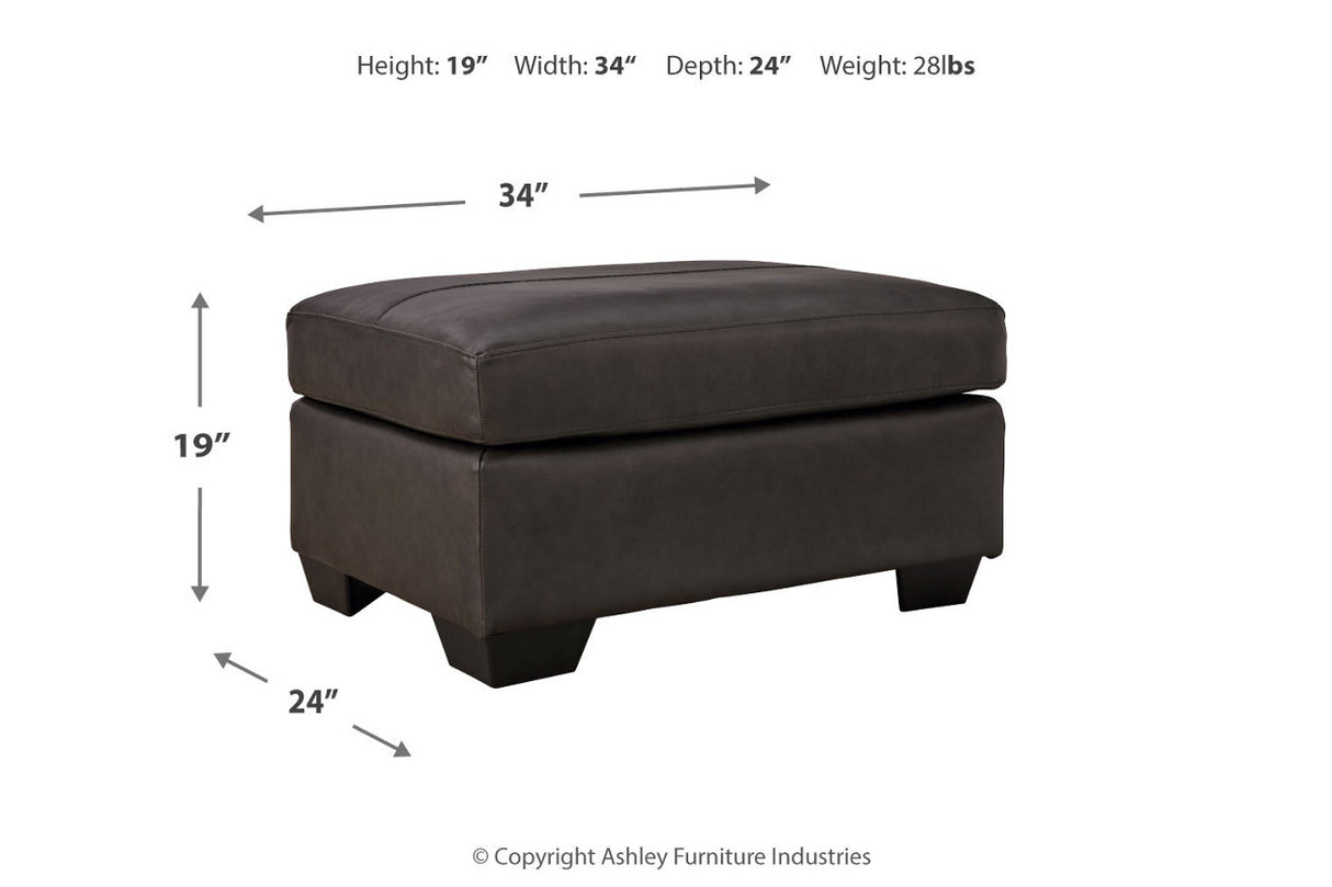 Belziani Storm Sofa, Loveseat, Oversized Chair and Ottoman from Ashley - Luna Furniture