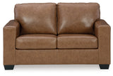 Bolsena Caramel Sofa, Loveseat and Recliner -  Ashley - Luna Furniture