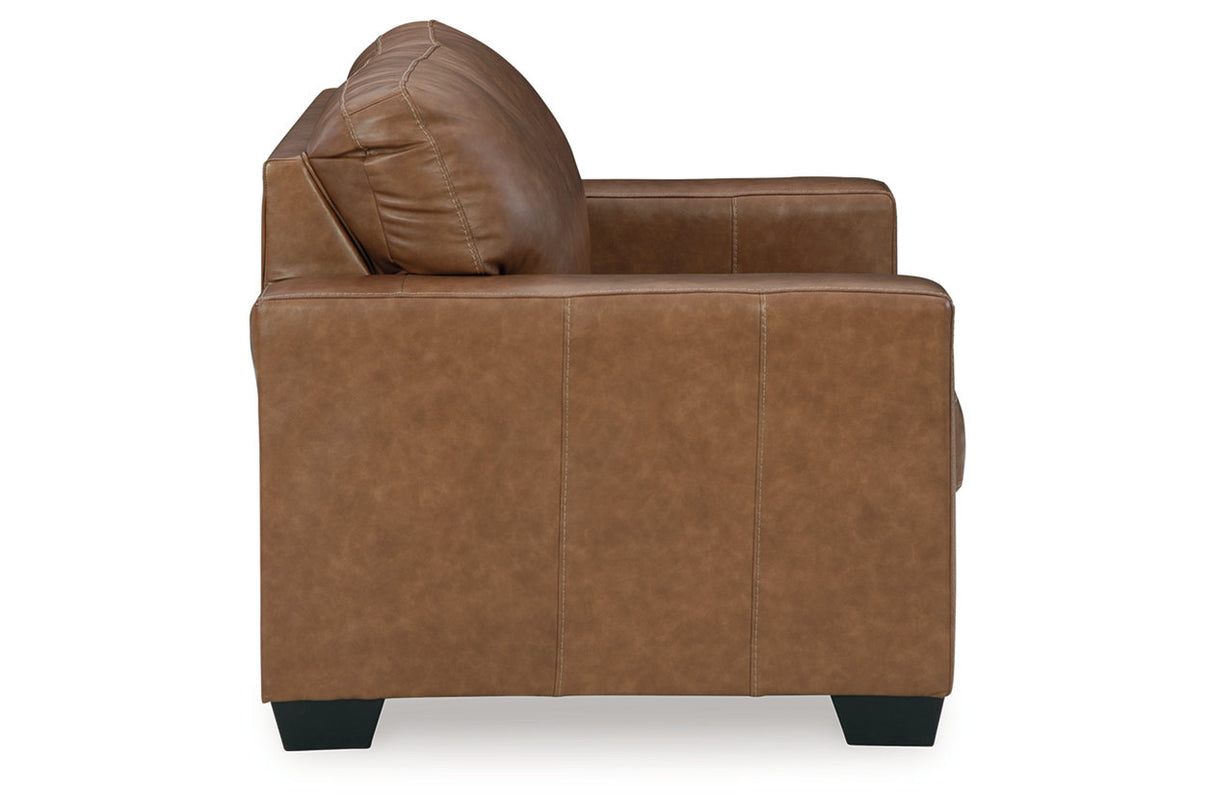 Bolsena Caramel Sofa, Loveseat and Recliner -  Ashley - Luna Furniture