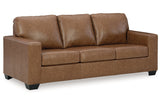 Bolsena Caramel Sofa, Loveseat and Recliner -  Ashley - Luna Furniture