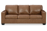 Bolsena Caramel Sofa, Loveseat and Recliner -  Ashley - Luna Furniture