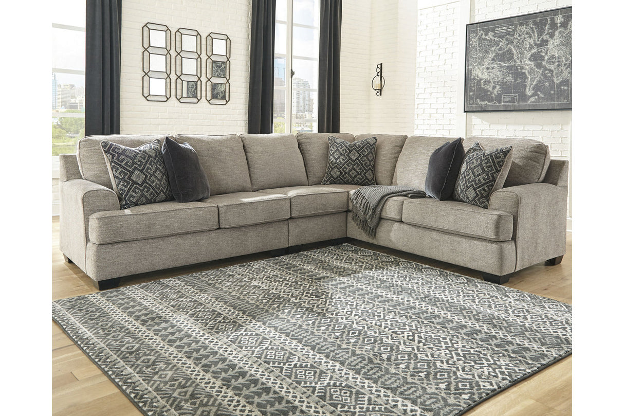 Bovarian Stone 3-Piece Sectional -  Ashley - Luna Furniture