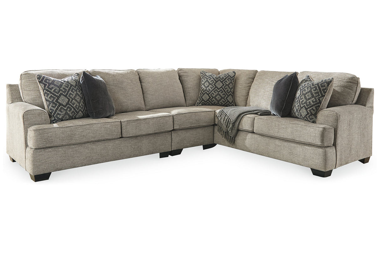 Bovarian Stone 3-Piece Sectional -  Ashley - Luna Furniture