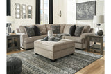 Bovarian Stone 2-Piece Sectional with Ottoman from Ashley - Luna Furniture