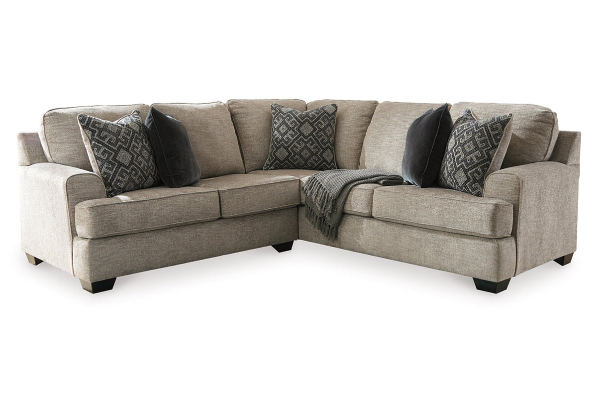 Bovarian Stone 2-Piece Sectional with Ottoman from Ashley - Luna Furniture