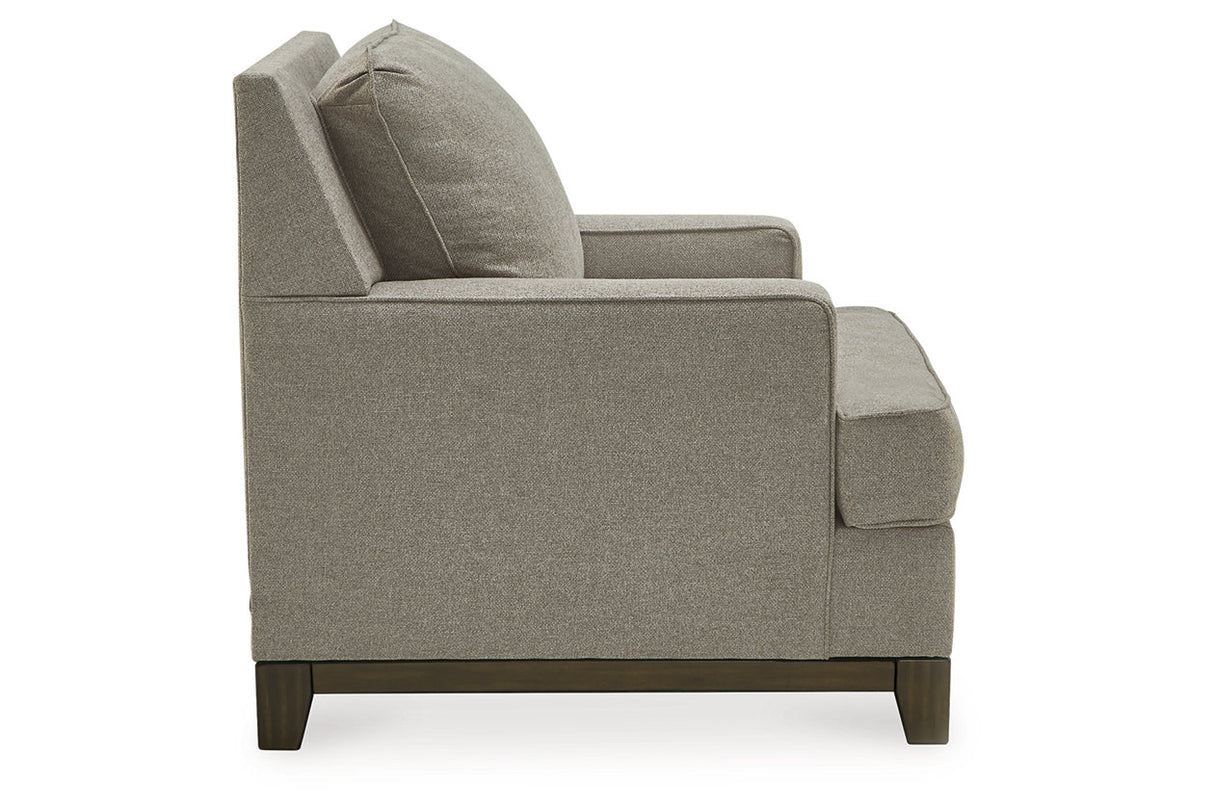 Kaywood Granite Chair and Ottoman -  Ashley - Luna Furniture