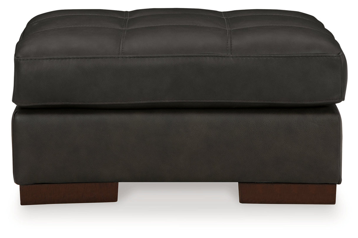 Luigi Thunder Sofa, Loveseat, Oversized Chair and Ottoman -  Ashley - Luna Furniture