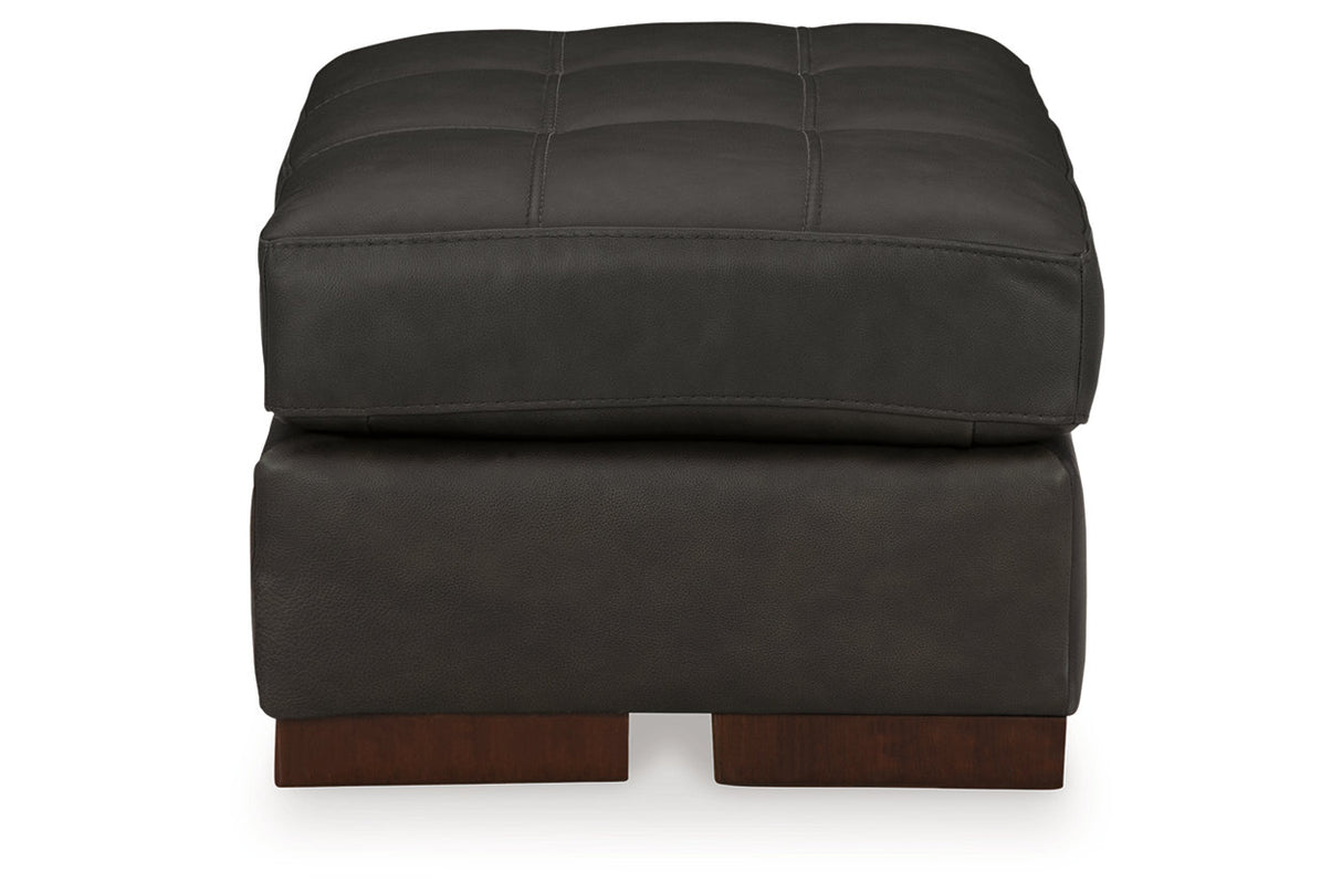 Luigi Thunder Sofa, Loveseat, Oversized Chair and Ottoman -  Ashley - Luna Furniture